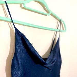 Elegant Navy Blue Dress